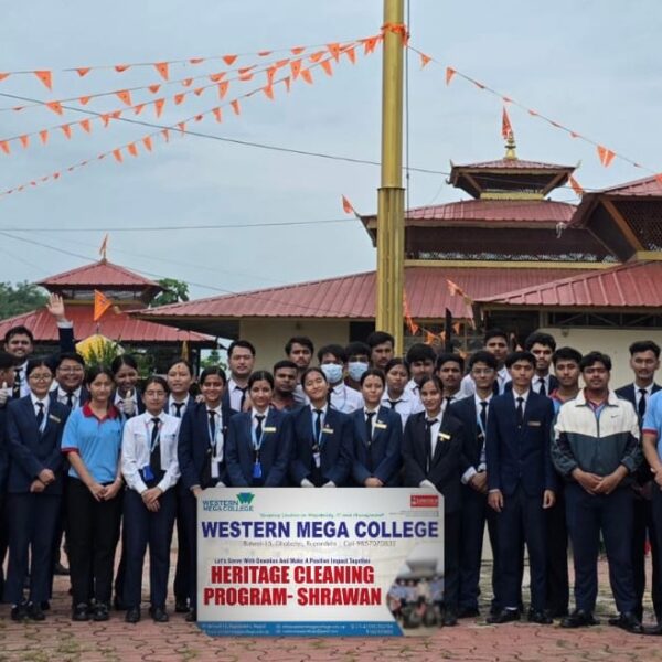 वेस्टर्न मेगा कलेजद्वारा मुक्तिनाथबाबा धाममा सरसफाइ तथा तीर्थालु सेवा कार्यक्रम सम्पन्न