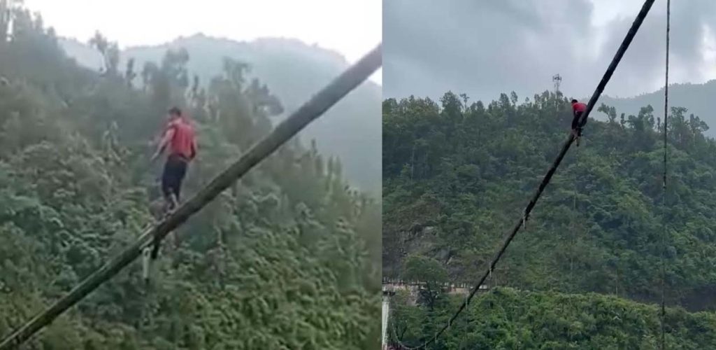 मुग्लिन पुलबाट हाम फाल्न खोजेका व्यक्तिको उद्धार
